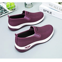 Women’s Breathable Sports Sneakers – Lightweight Anti-Slip Walking Shoes