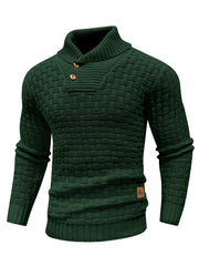 Men’s Winter Knitted Crew Neck Pullover