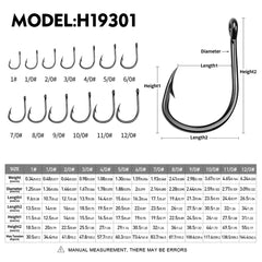 10Pcs High Carbon Steel Barbed Fishhooks
