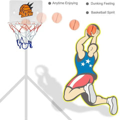 Mini Portable Basketball Hoop Toy Set