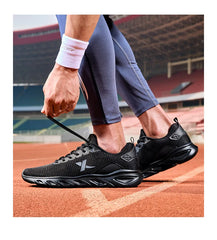 Xtep 2025 Men’s Running Shoes – Sweat-Absorbing, Wear-Resistant Sports Sneakers