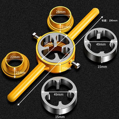 4-Point & 6-Point Water Pipe Inner Hole Opener – Drill-Driven Universal Tapping Tool