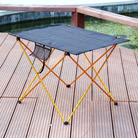 Ultralight Folding Camping Table – Compact Roll-Up Table with Carry Bag
