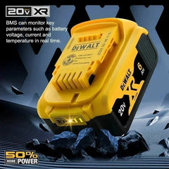 DeWALT 20V MAX Battery Pack – 2Ah/5Ah/6Ah + Charger (Compatible with FlexVolt & DCB Series)