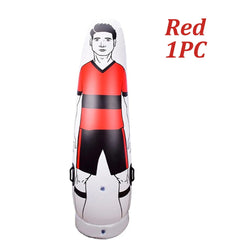 175CM Soccer Inflatable Training Dummy – Portable Football Practice Mannequin for Goalkeeper & Defender Drills