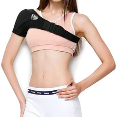 Adjustable Shoulder Brace with Pressure Pad – Left & Right Support