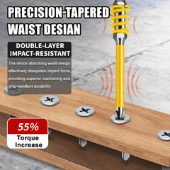 1/4" Hex Phillips Screwdriver Bit – Anti-Slip Spring-Loaded Quick-Release