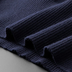 Luxury Men’s Striped Knit Sweater – Trendy Round Neck Autumn/Winter Pullover