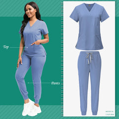 Unisex Medical Scrubs Set – High-Quality SPA, Clinic, and Veterinary Work Uniform