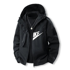 Men’s 2025 Printed Jacket – Casual Sport Trench Coat