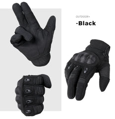 Touch Screen Tactical Gloves – Anti-Skid Outdoor Combat & Cycling Gear for Men