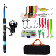 Telescopic Fishing Pole Kit – Full Travel Set