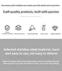 Portable Stainless Steel BBQ Grill Kit