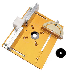 Aluminum Router Table Insert Plate with Miter Gauge – Woodworking Benches & Table Saw
