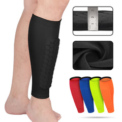Soccer Shin Guard with Calf Sleeve – Youth & Adult Protective Pads