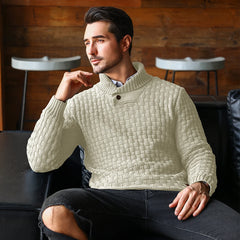 Men’s Winter Knitted Crew Neck Pullover