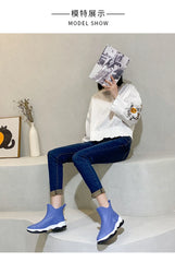 Women’s Waterproof Slip-On Ankle Rain Boots – PVC Anti-Slip Platform Shoes