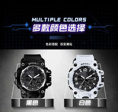 Teenage Men’s Glow Sports Watch – Trendy Electronic LED Watch
