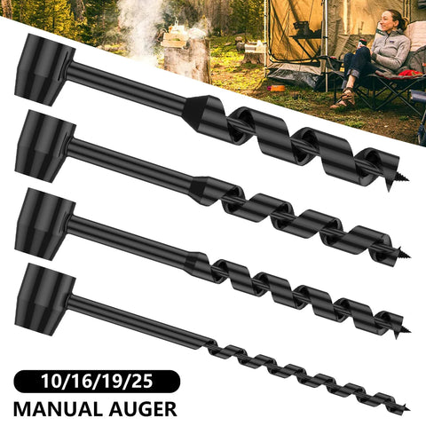 Bushcraft Carbon Steel Survival Hand Auger Drill