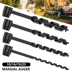 Bushcraft Carbon Steel Survival Hand Auger Drill