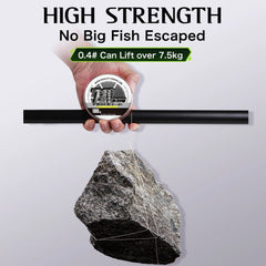 ZUKIBO Laser Nano Braid Fishing Line – Super Soft, Durable, Low-Memory PE Line