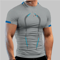 Men’s Summer Quick-Dry Sports T-Shirt – Breathable Training Top