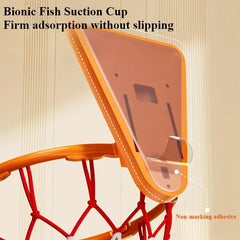 Foldable Indoor Basketball Hoop for Kids – Wall-Mounted Silent Training Set