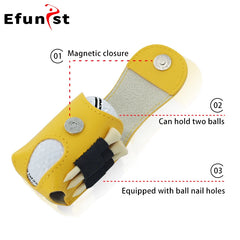 Efunist Magnetic Golf Waist Bag – Ball & Tee Holder