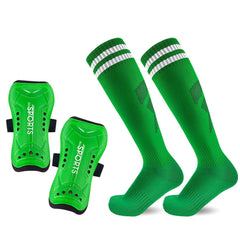 Loogdeel 2-Pair Kids’ Soccer Shin Guards with Socks – Youth Protective Gear