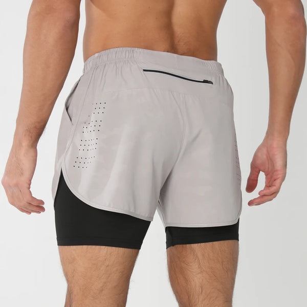 Men’s 2-in-1 Quick-Dry Running Shorts