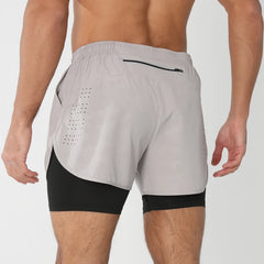 Men’s 2-in-1 Quick-Dry Running Shorts