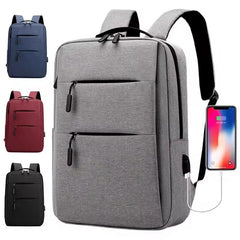 Multi-Layer Zippered Laptop Backpack – Business & Travel Bag for Men and Women