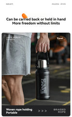 2L Stainless Steel Insulated Thermos Bottle – Hot & Cold Drink Vacuum Flask