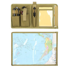 Tactical Map Storage Bag – Foldable Utility EDC Tool Pouch with Hook & Loop