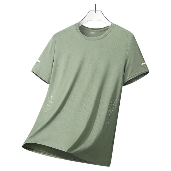 CHRLCK Men’s Quick-Dry Sports T-Shirt – Summer Outdoor