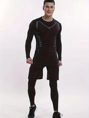 Men’s Quick-Dry Fitness Long-Sleeve Top