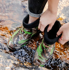 Men’s Camouflage Waterproof Fleece-Lined Rain Boots – Warm Garden Gumboots 2025