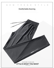 Men’s Reflective Quick-Dry Running Pants – Lightweight Summer Jogging & Hiking Trousers