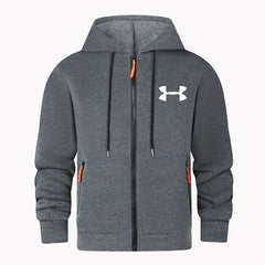 Men’s Autumn Slim-Fit Zip Hoodie Jacket