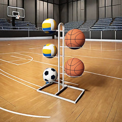 Indoor Children’s Sports Ball Storage Rack