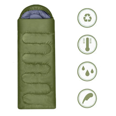 Ultralight 4-Season Waterproof Camping Sleeping Bag – Warm Envelope Design for Outdoor Hiking & Travel