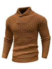 Men’s Winter Knitted Crew Neck Pullover