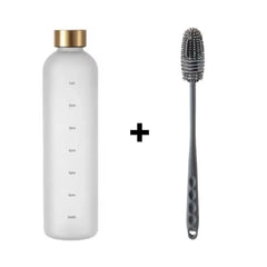 1L Motivational Sports Water Bottle – Portable & Reusable