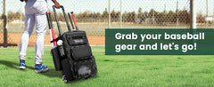 Multifunctional Outdoor Sports Trolley Baseball Bag – Large Capacity, Waterproof