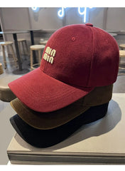 High-Quality Korean Embroidered Hard-Top Baseball Cap – Unisex Spring & Autumn Suncap