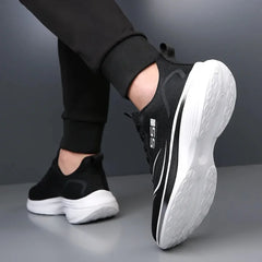 Men’s Carbon Plate Running Shoes – Lightweight Casual Sports Sneakers