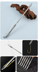 Shawto Aluminum Alloy Fishing Gripper – Professional Lip Grabber & Fish Control Pliers Tool