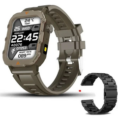 2025 Military Smartwatch 1.73″ – Outdoor Sports Watch with Flashlight