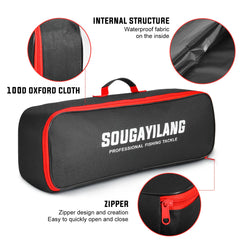 Sougayilang Baitcasting Fishing Rod & Reel Combo Kit – 5-Section Rod with Aluminum Spool Reel for Freshwater Bass Fishing