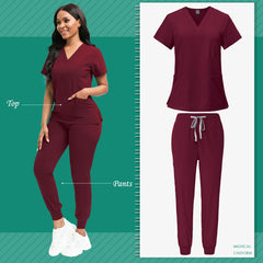 Unisex Medical Scrubs Set – High-Quality SPA, Clinic, and Veterinary Work Uniform